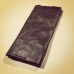 iPhone Samsung - Vintage Black Genuine Leather Flip Wallet Phone Card Cover and Case